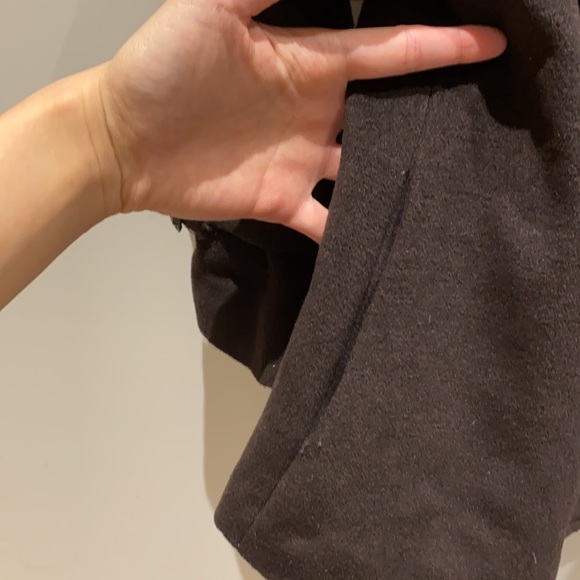 Pinkyotto Cropped Brown Soft Collared Pea Coat 🧥 - Picture 7 of 10